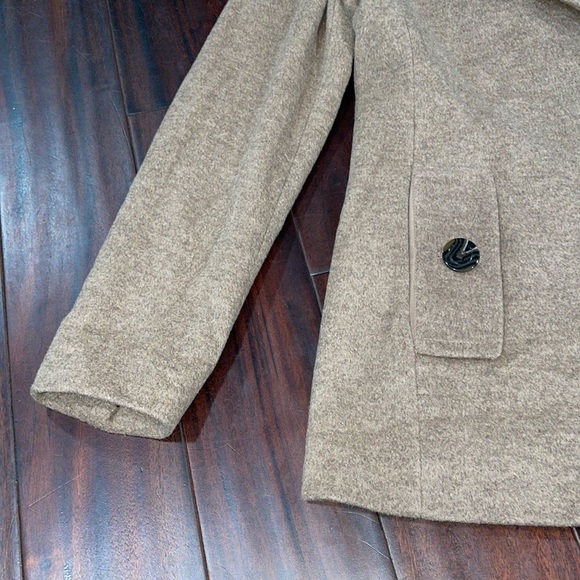 Calvin Klein Beige Wool Peacoat - Picture 7 of 13